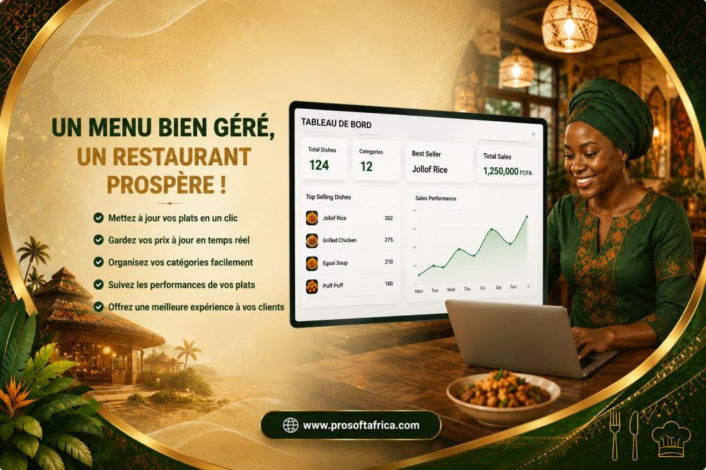 Logiciel de Gestion Menu Restaurant Cameroun 2