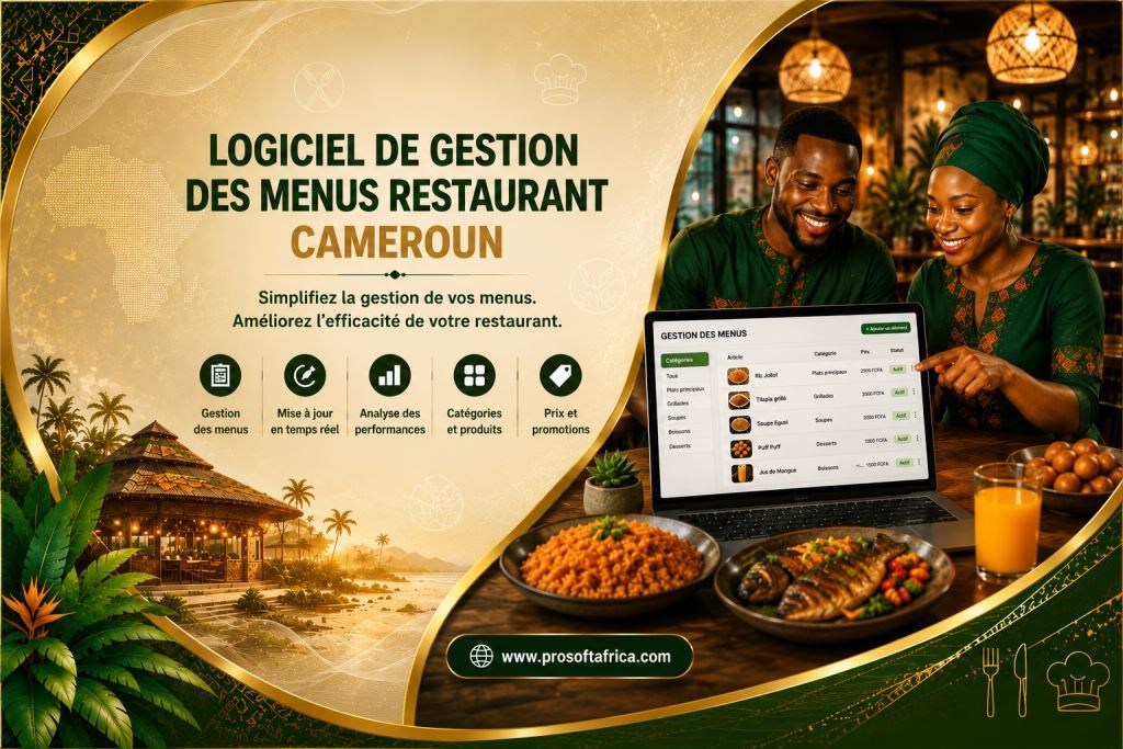 Logiciel de Gestion Menu Restaurant Cameroun