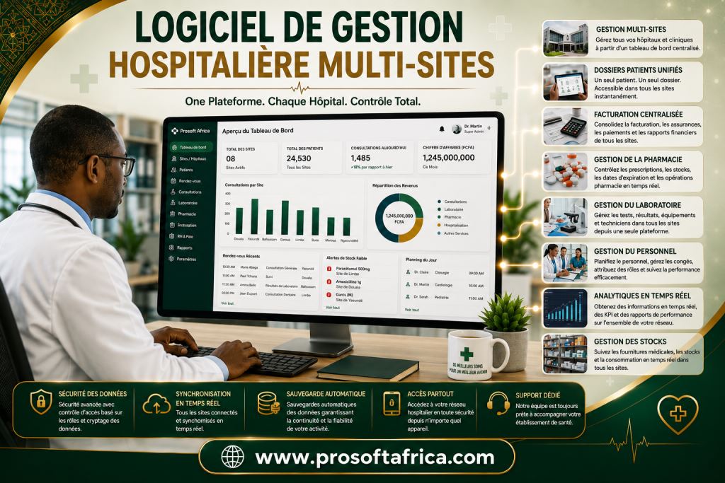 Logiciel de Gestion Multibranche pour Hôpitaux