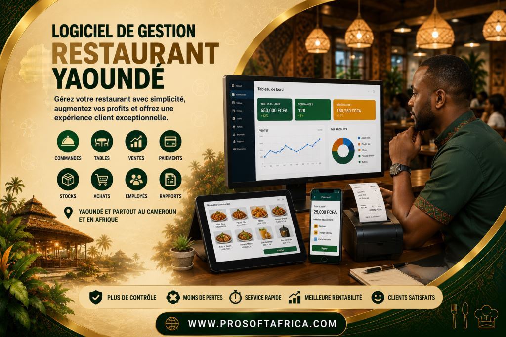 Logiciel de Gestion Restaurant Yaoundé
