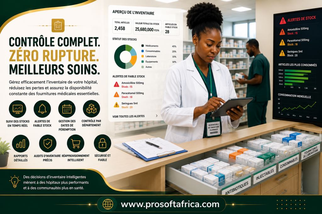 Logiciel de Gestion des Stocks Hospitaliers au Cameroun