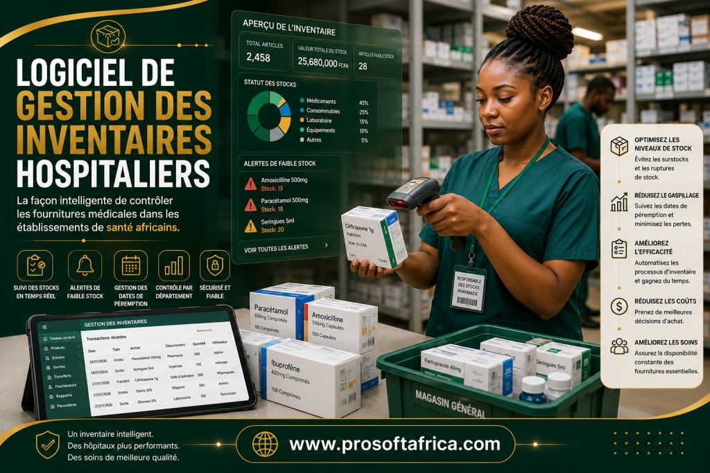 Logiciel de Gestion des Stocks Hospitaliers au Cameroun