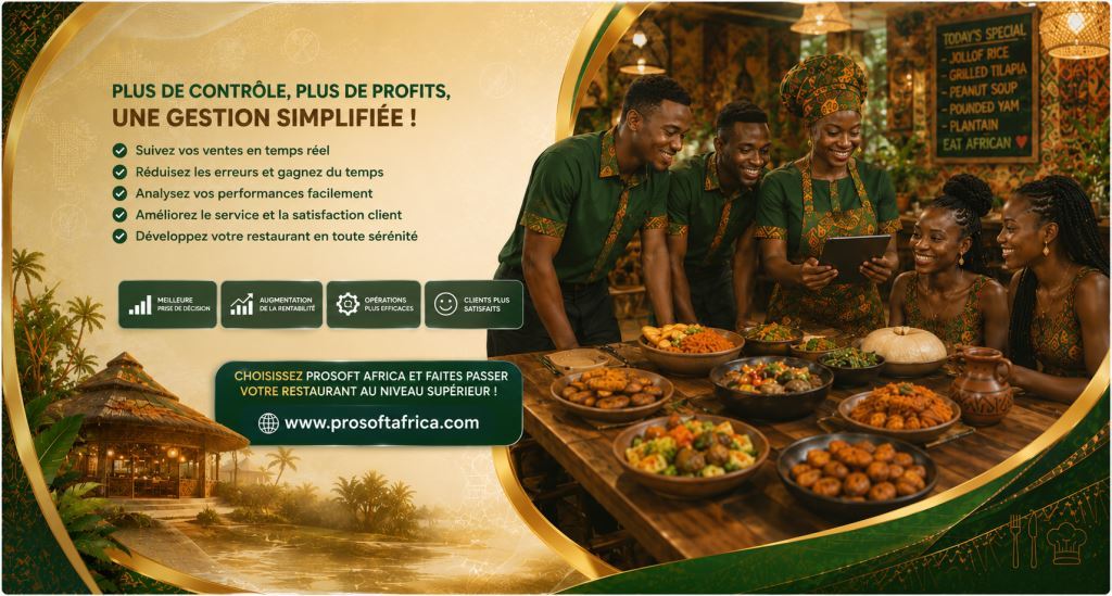 Logiciel de Gestion des Ventes Restaurant Cameroun 2