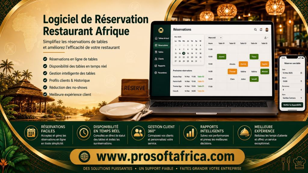 Logiciel de Réservation de Restaurant Afrique 1