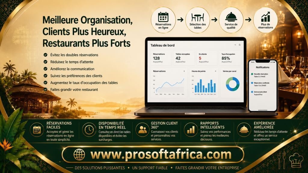 Logiciel de Réservation de Restaurant Afrique