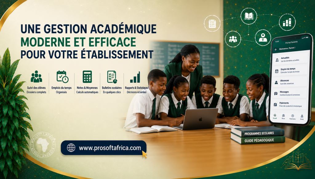 Logiciel de gestion académique à Yaoundé 2