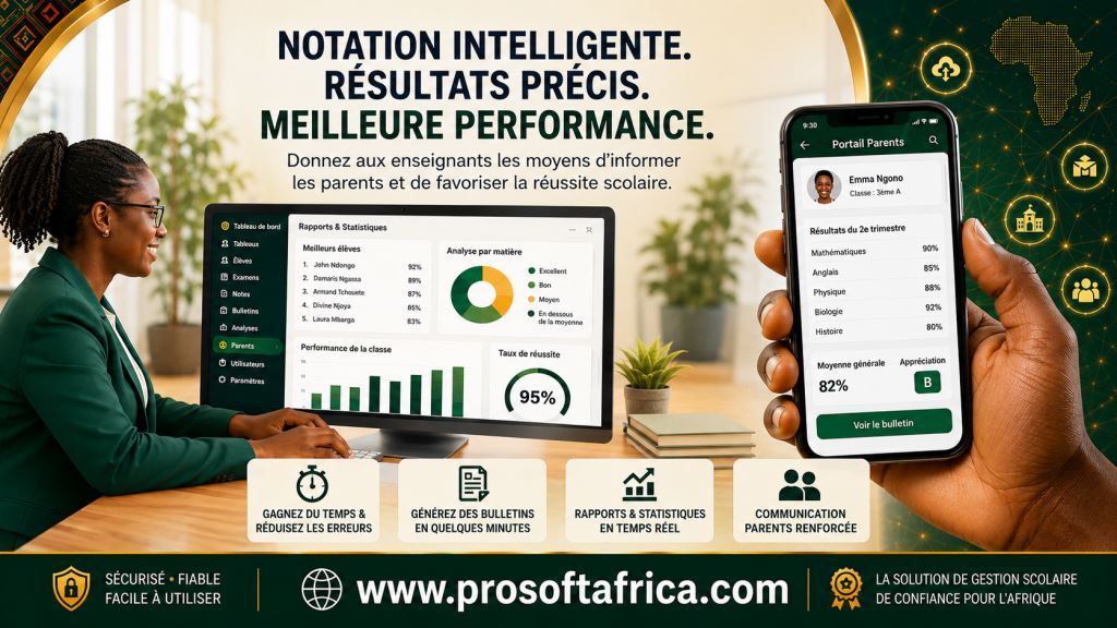 Logiciel de gestion des notes et des bulletins à Douala 2