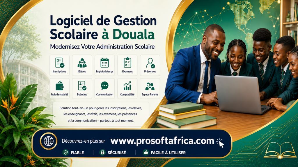 Logiciel de gestion d'établissement scolaire à Douala