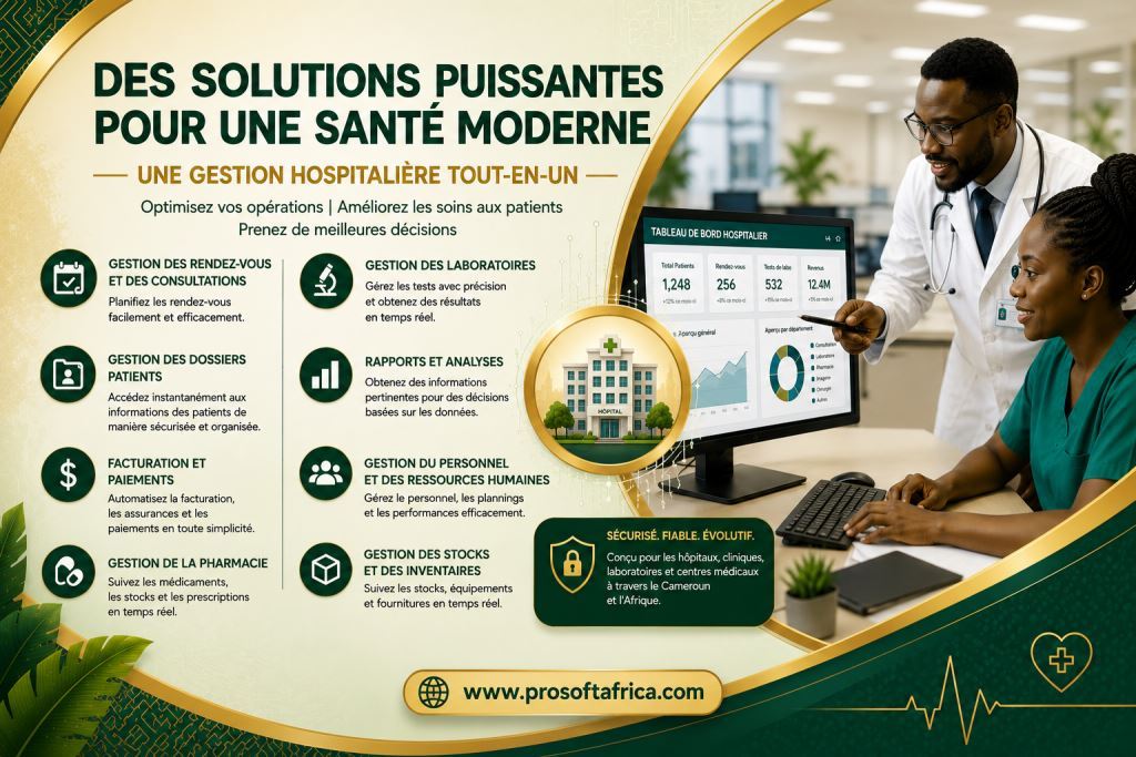 Solutions De Logiciel De Gestion Hospitalière Au Cameroun Et En Afrique
