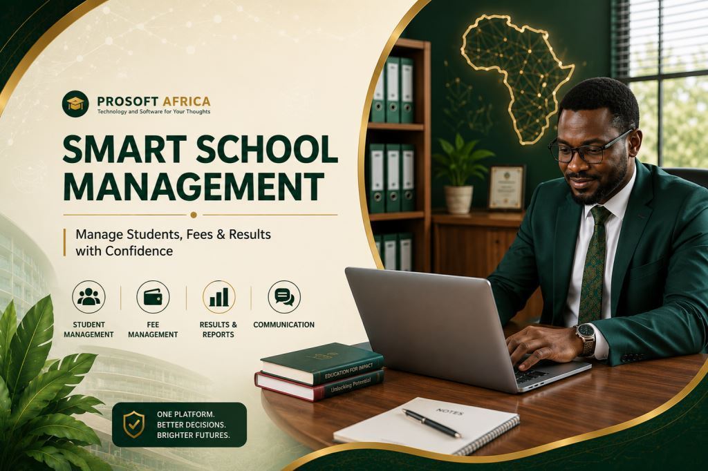 School management software dashboard for schools in Cameroon and Africa