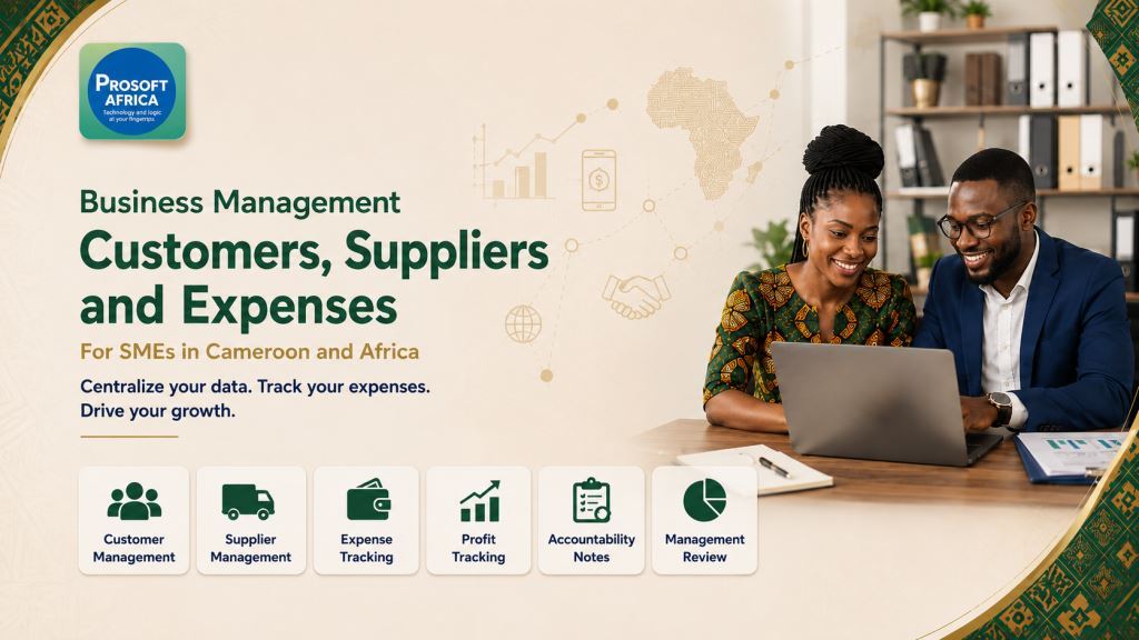 customer supplier and expense management software with Prosoft Africa support.
