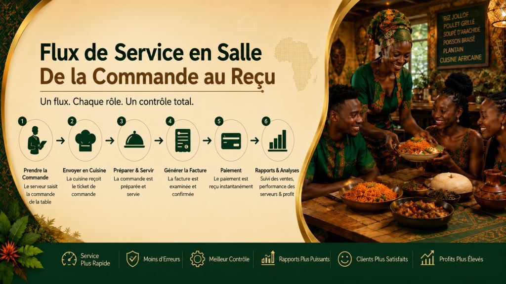 Application serveur et workflow de service en salle pour restaurants2