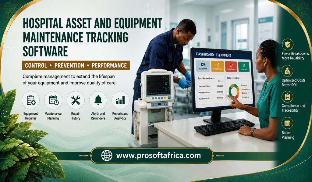 Hospital Asset and Equipment Maintenance Tracking Software