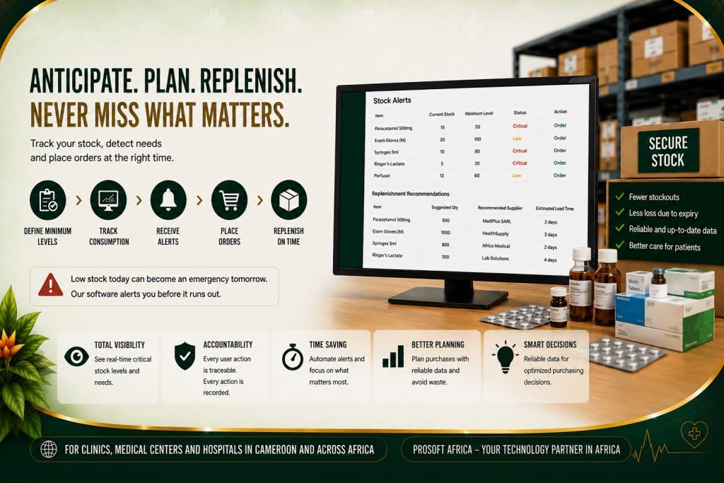 Hospital Stock Reorder and Minimum Level Tracking Software 2