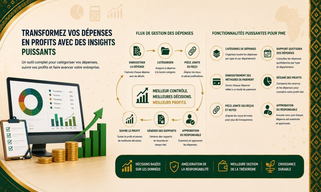 Logiciel de catégories de dépenses et suivi du bénéfice pour PME 2