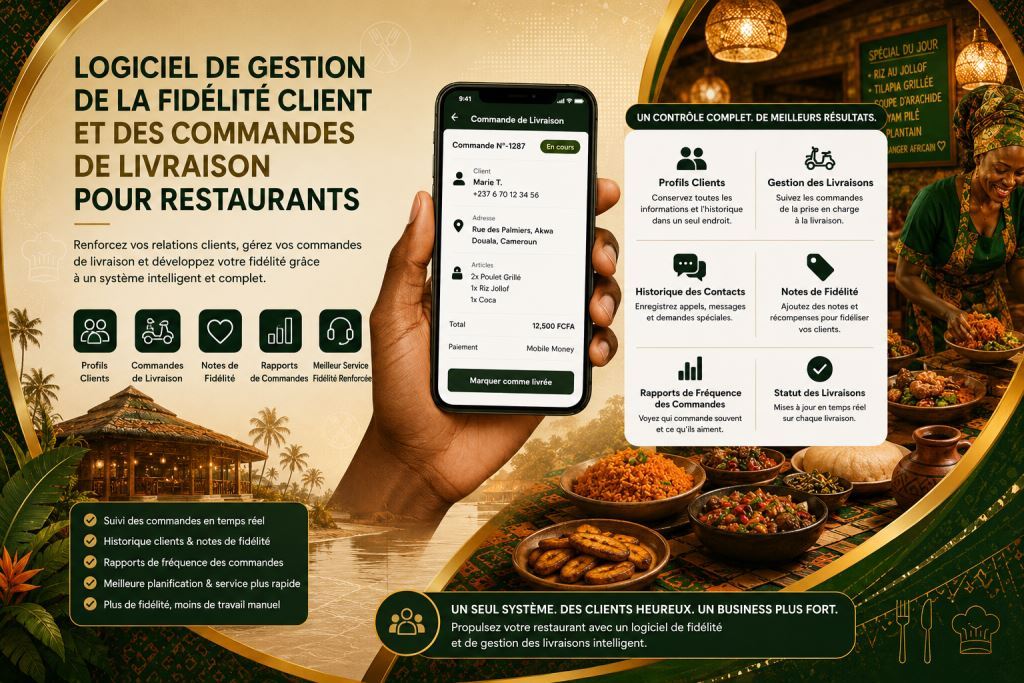 Logiciel de fidélisation client et gestion des commandes livraison restaurant2