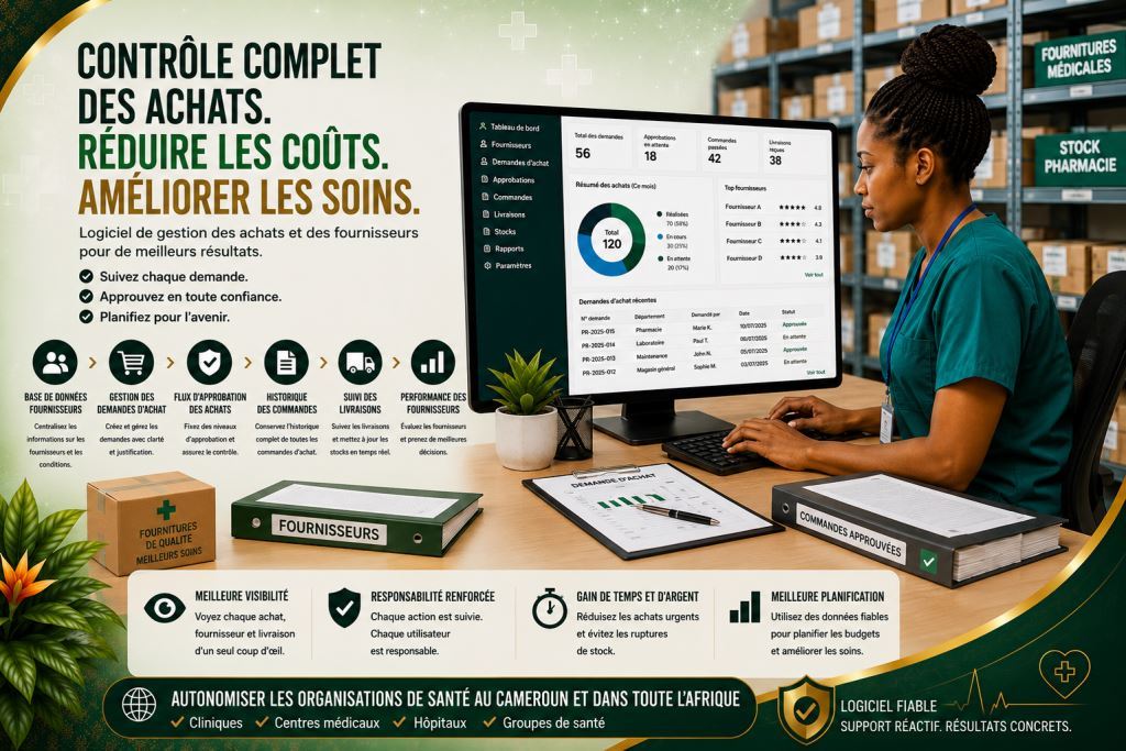 Logiciel de gestion des achats et fournisseurs hospitaliers