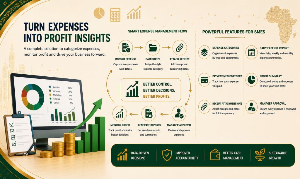 business expense category profit software SMEs with Prosoft Africa software in Cameroon and Africa2