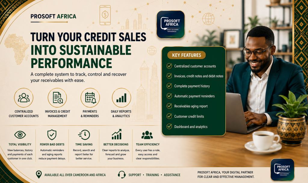 customer balance tracking software SMEs Cameroon with Prosoft Africa software in Cameroon and Africa 2