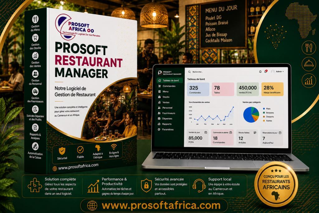 Logiciel Gestion Restaurant Cameroun
